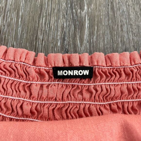 Monrow Cotton-Blend Mini Dress - Size: Small - Picture 3 of 9